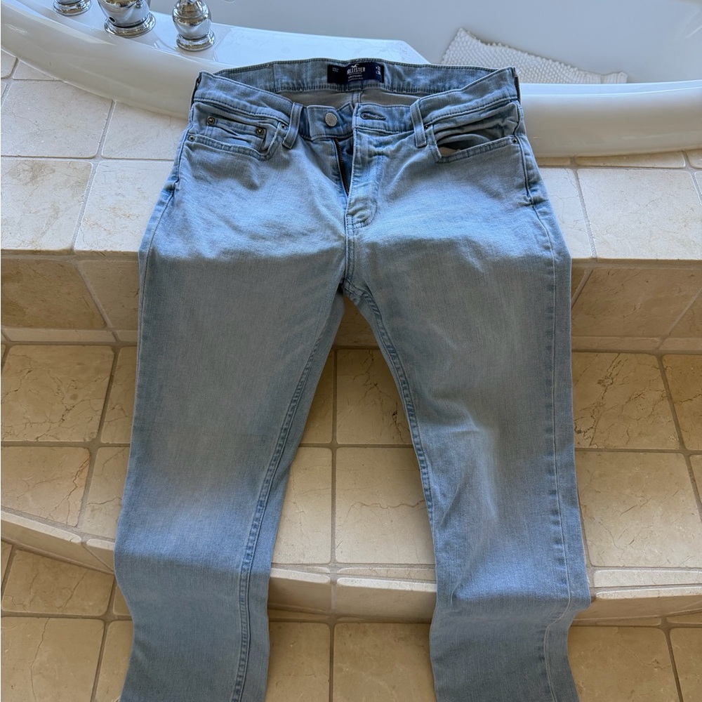 Hollister Women's Light Blue Skinny Jeans